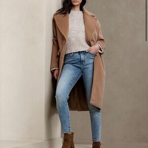 NEW Banana Republic HIGH + SKINNY SUPER-STRETCH JEAN SZ 32-35 Medium Wash